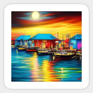 Beautiful Harbour Sticker